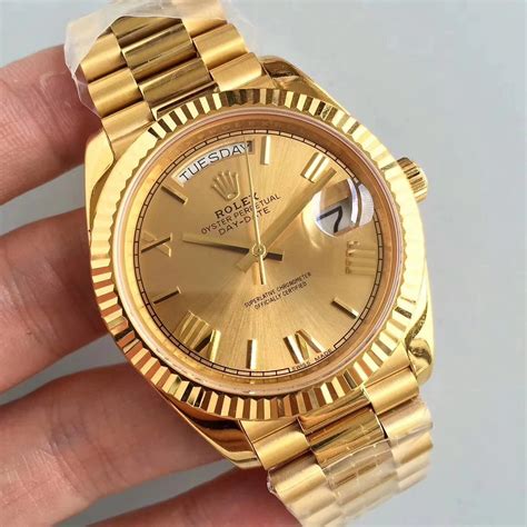 rolex day date gold replica deutschland|Rolex Day-Date look alike.